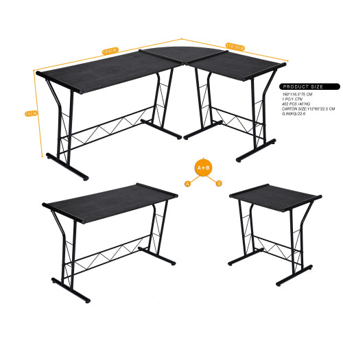 L Shaped Desk Home Office Corner Desk Gaming Computer Desk