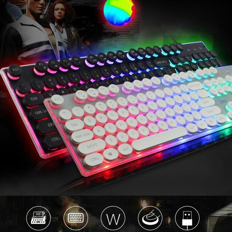 Dragon LED Backlight Gaming USB Wired Keyboard Mouse Set